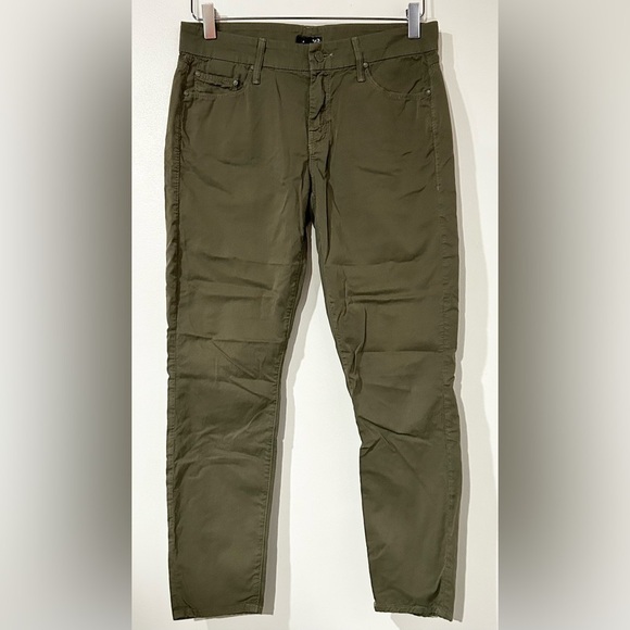 Mother‎ The Looker Crop Pant Island Fever Military Green 27 - Picture 3 of 7